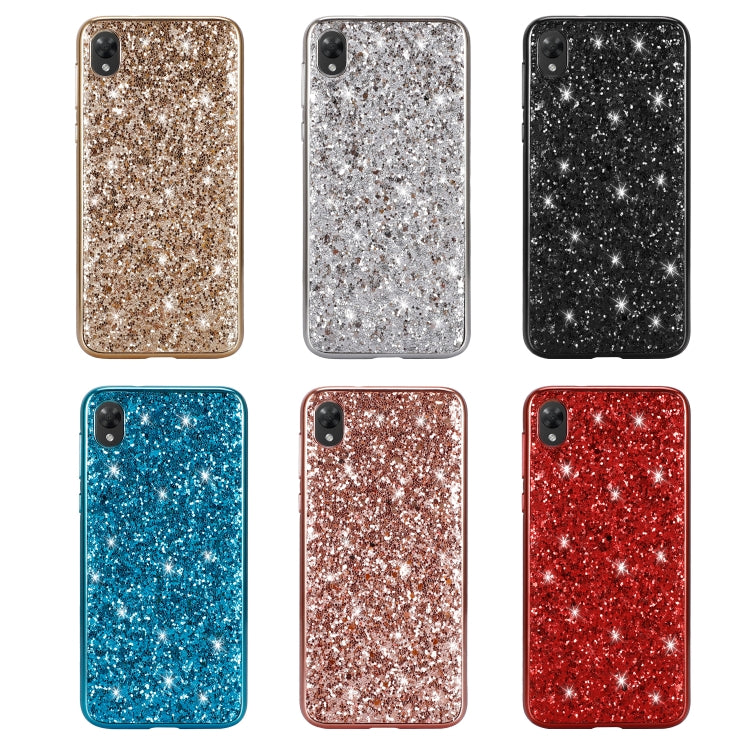 Plating Glittery Powder Shockproof TPU Case For Motorola Moto E6