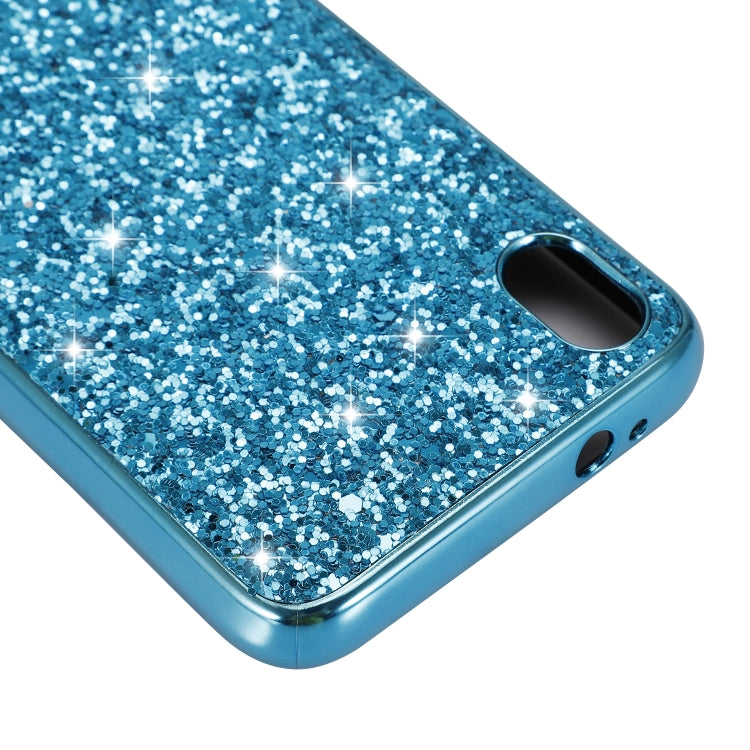 Plating Glittery Powder Shockproof TPU Case For Motorola Moto E6
