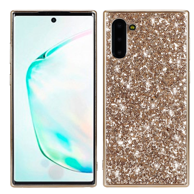 Plating Glittery Powder Shockproof TPU Case For Galaxy Note 10