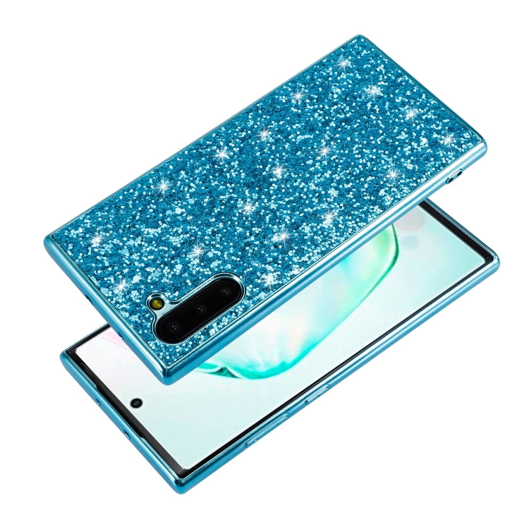 Plating Glittery Powder Shockproof TPU Case For Galaxy Note 10