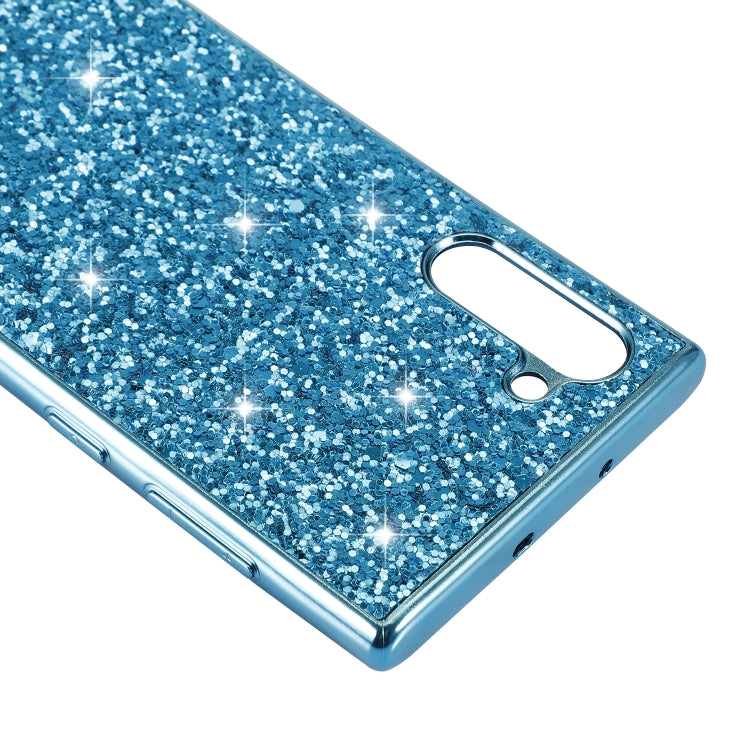 Plating Glittery Powder Shockproof TPU Case For Galaxy Note 10