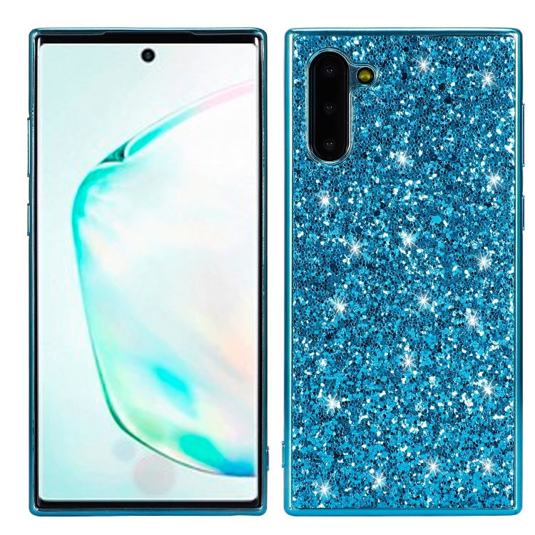 Plating Glittery Powder Shockproof TPU Case For Galaxy Note 10