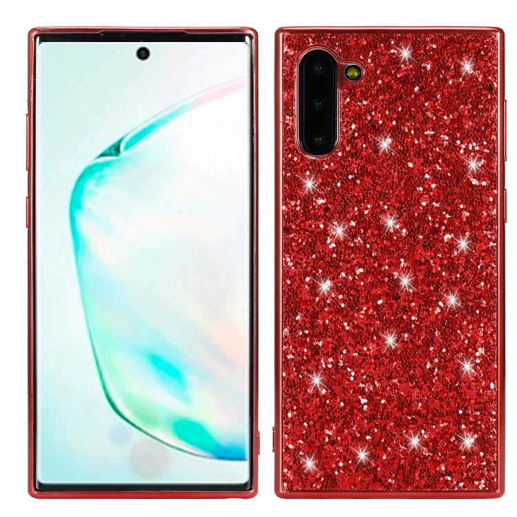 Plating Glittery Powder Shockproof TPU Case For Galaxy Note 10