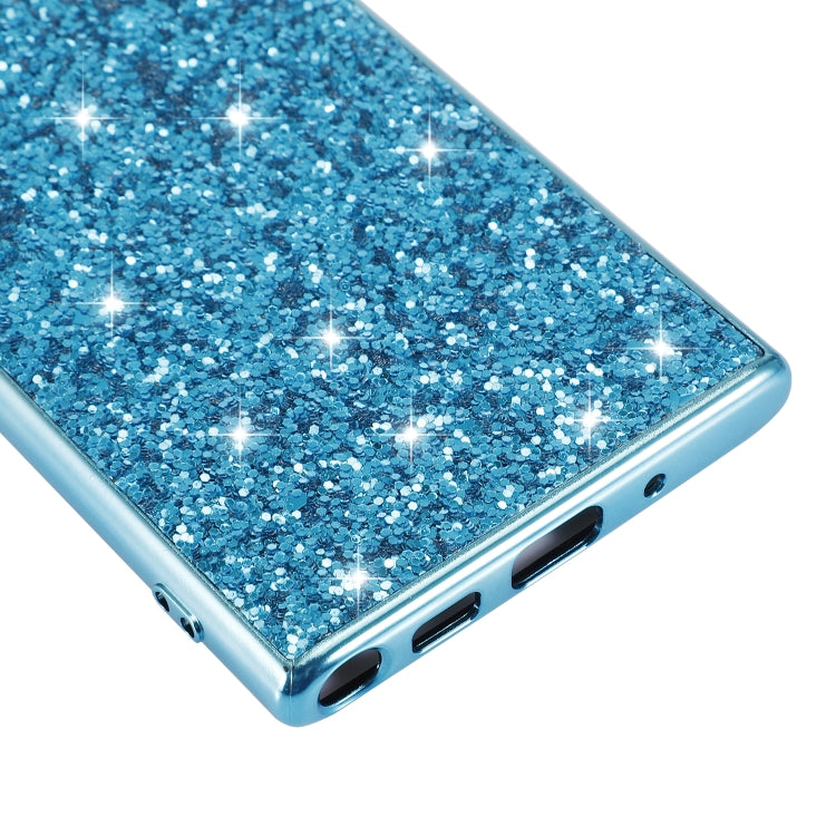 Plating Glittery Powder Shockproof TPU Case For Galaxy Note 10