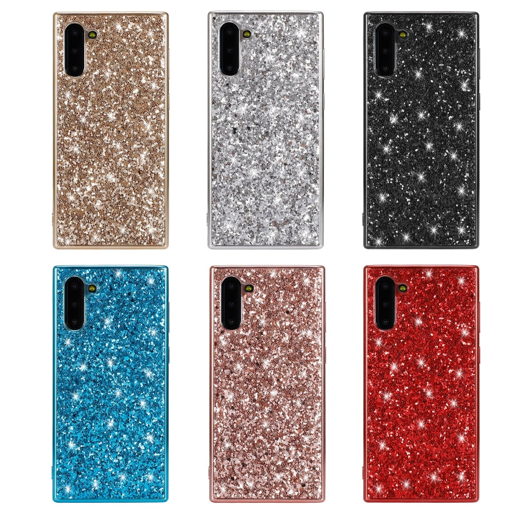 Plating Glittery Powder Shockproof TPU Case For Galaxy Note 10