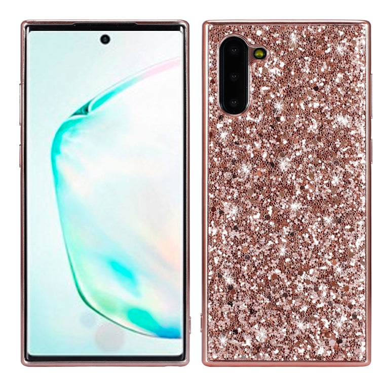 Plating Glittery Powder Shockproof TPU Case For Galaxy Note 10