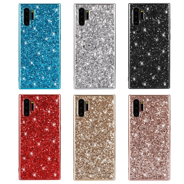 Plating Glittery Powder Shockproof TPU Case For Galaxy Note 10+