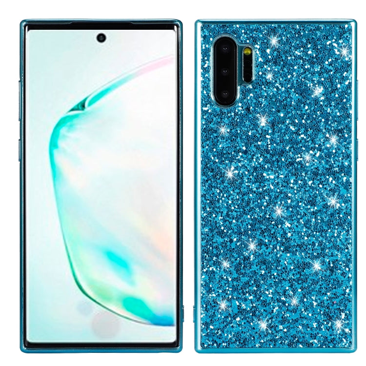 Plating Glittery Powder Shockproof TPU Case For Galaxy Note 10+