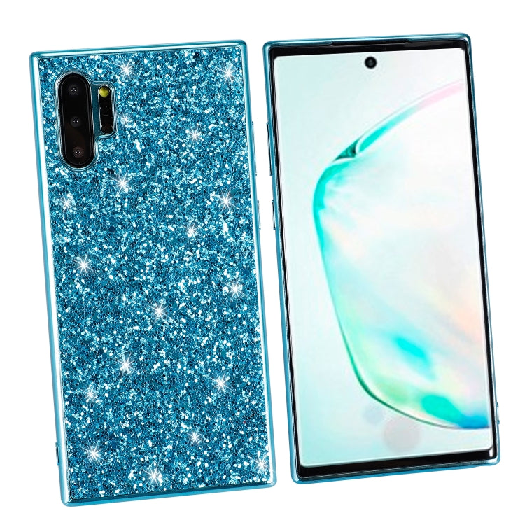 Plating Glittery Powder Shockproof TPU Case For Galaxy Note 10+