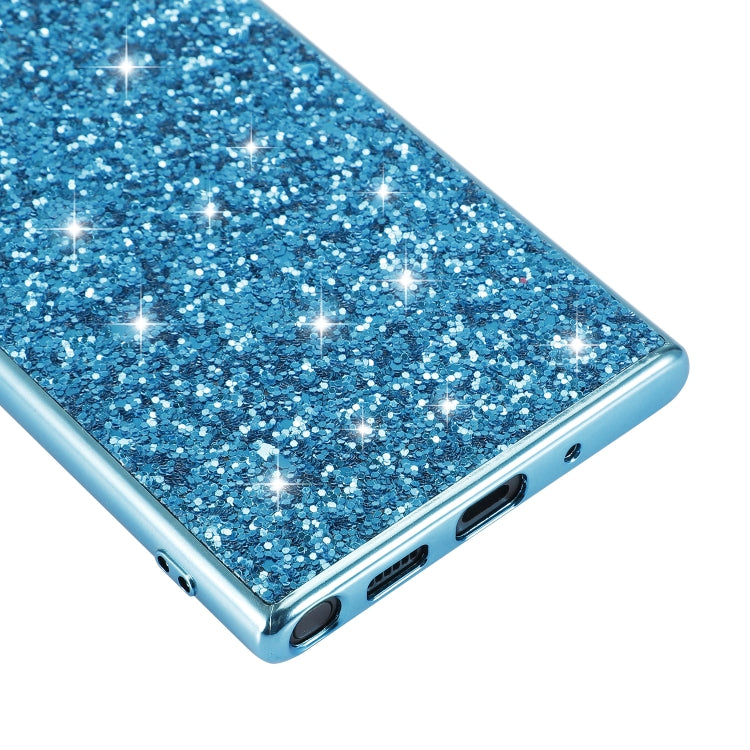 Plating Glittery Powder Shockproof TPU Case For Galaxy Note 10+