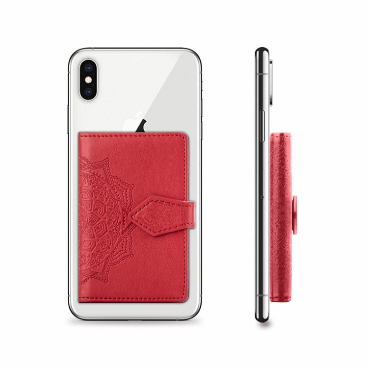 Mobile Phone Universal With Embossed Mandala