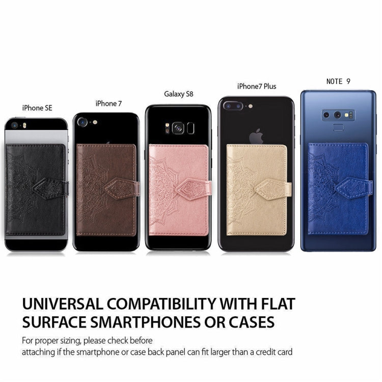Mobile Phone Universal With Embossed Mandala