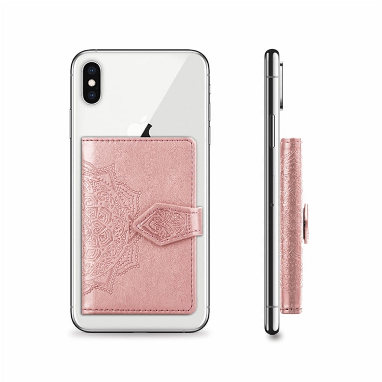 Mobile Phone Universal With Embossed Mandala