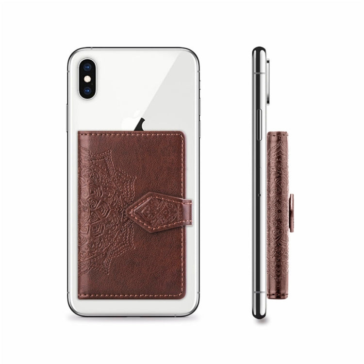 Mobile Phone Universal With Embossed Mandala