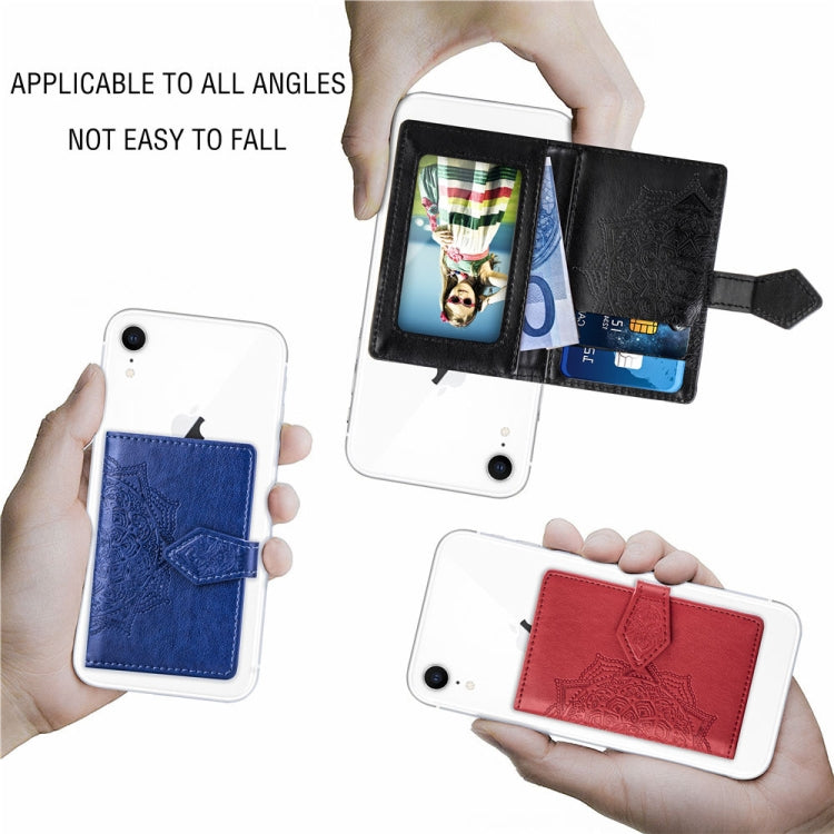 Mobile Phone Universal With Embossed Mandala