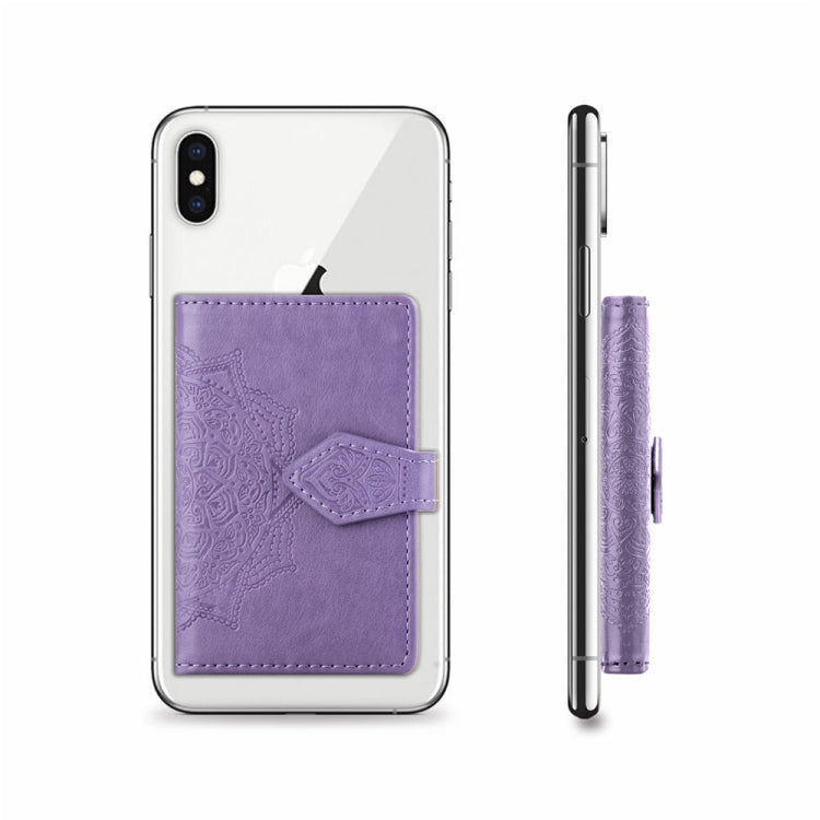 Mobile Phone Universal With Embossed Mandala