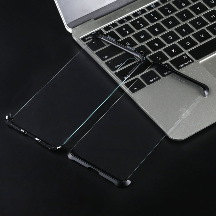 For iPhone XR Ultra-Thin Angular Frame Magnetic Absorption Double-Sided Tempered Glass Shell