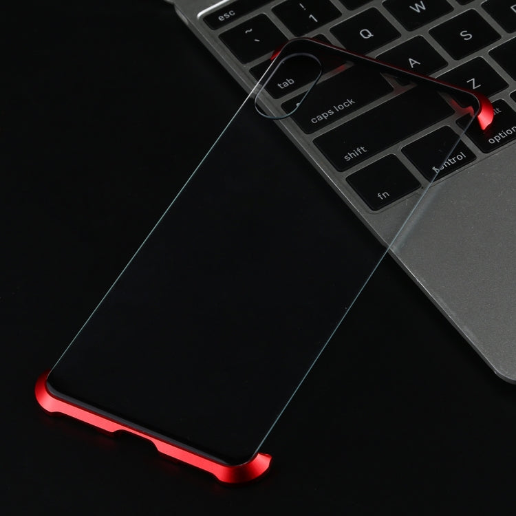 For iPhone XR Ultra-Thin Angular Frame Magnetic Absorption Double-Sided Tempered Glass Shell