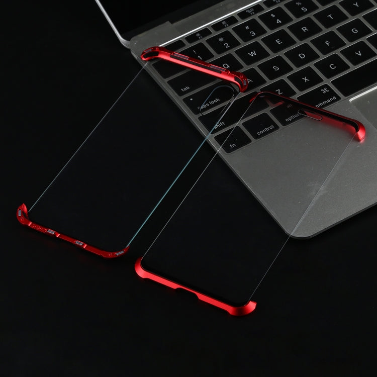 For iPhone XR Ultra-Thin Angular Frame Magnetic Absorption Double-Sided Tempered Glass Shell