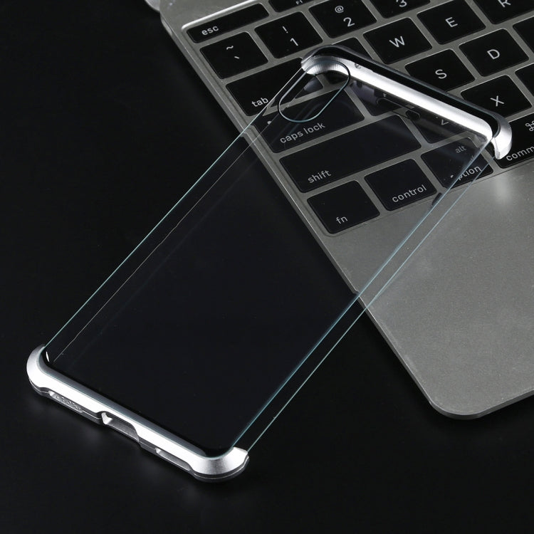 For iPhone XR Ultra-Thin Angular Frame Magnetic Absorption Double-Sided Tempered Glass Shell