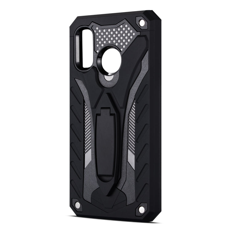 Shockproof TPU + PC Protective Case with Holder For Galaxy A40