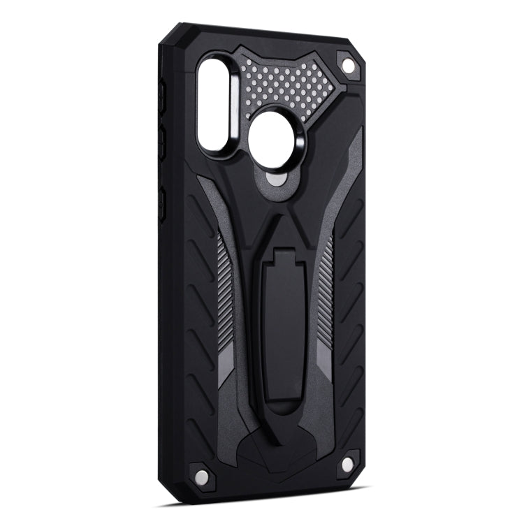 Shockproof TPU + PC Protective Case with Holder For Galaxy A40