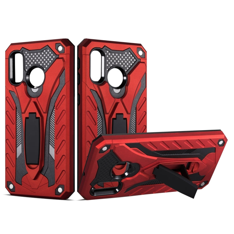 Shockproof TPU + PC Protective Case with Holder For Galaxy A40