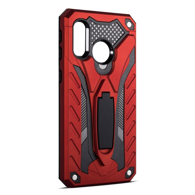 Shockproof TPU + PC Protective Case with Holder For Galaxy A40