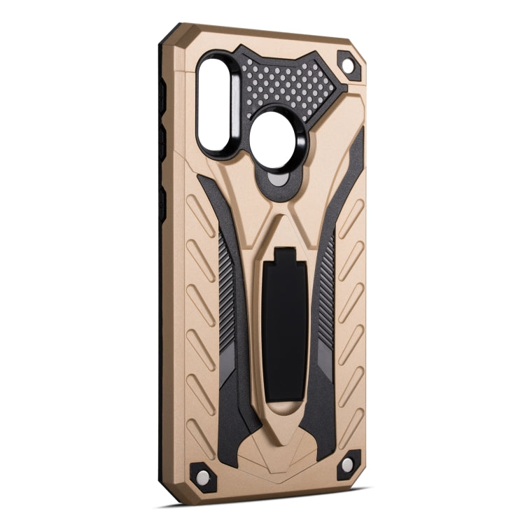 Shockproof TPU + PC Protective Case with Holder For Galaxy A40