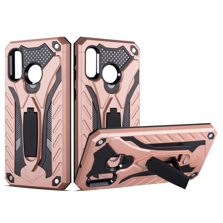 Shockproof TPU + PC Protective Case with Holder For Galaxy A40