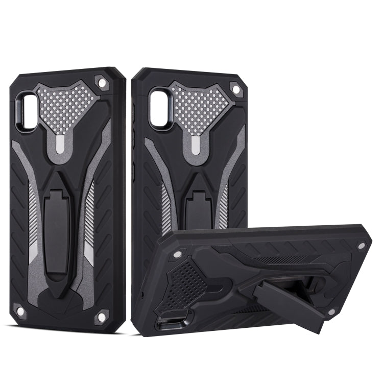 Shockproof TPU + PC Protective Case with Holder For Galaxy A10e