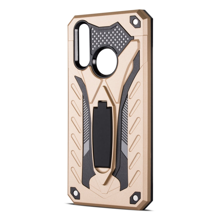 Shockproof TPU + PC Protective Case with Holder For Vivo Y17