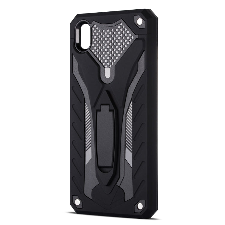 Shockproof TPU + PC Protective Case with Holder For Vivo Y91