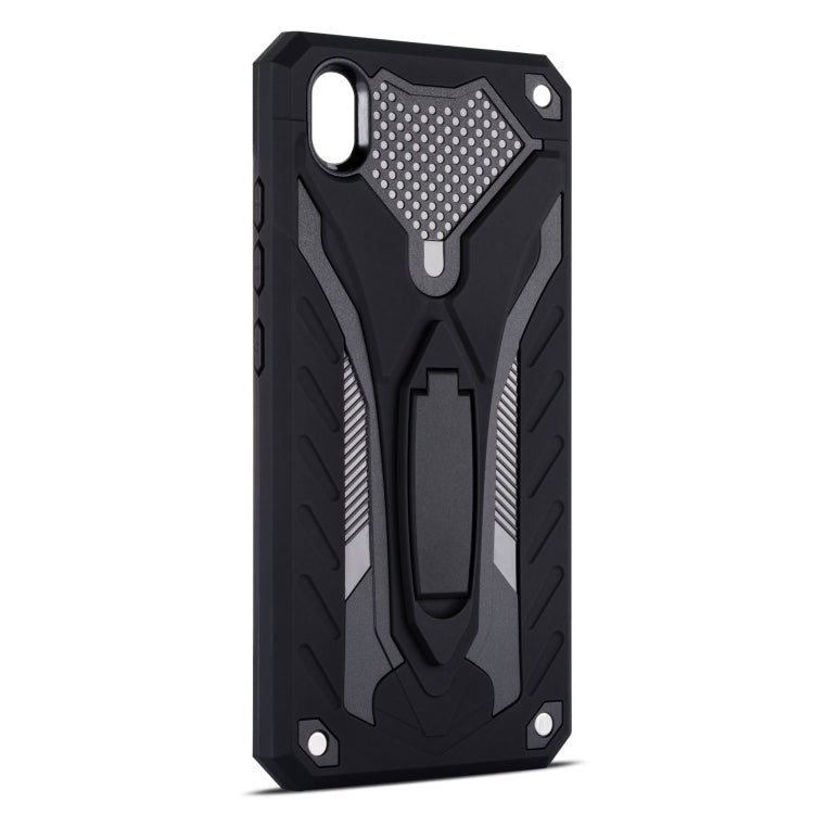 Shockproof TPU + PC Protective Case with Holder For Vivo Y91