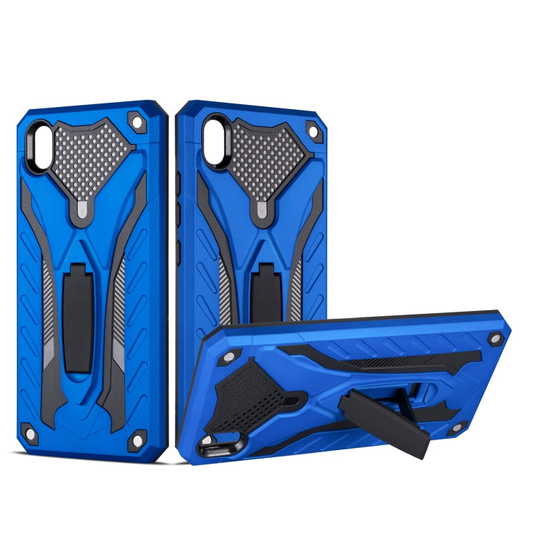Shockproof TPU + PC Protective Case with Holder For Vivo Y91