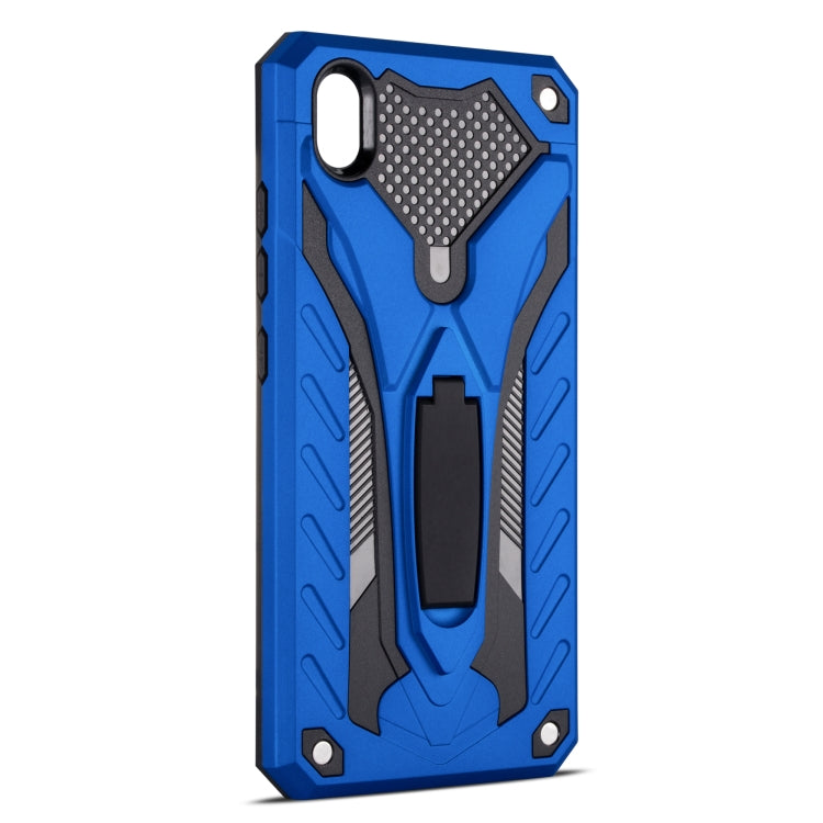 Shockproof TPU + PC Protective Case with Holder For Vivo Y91