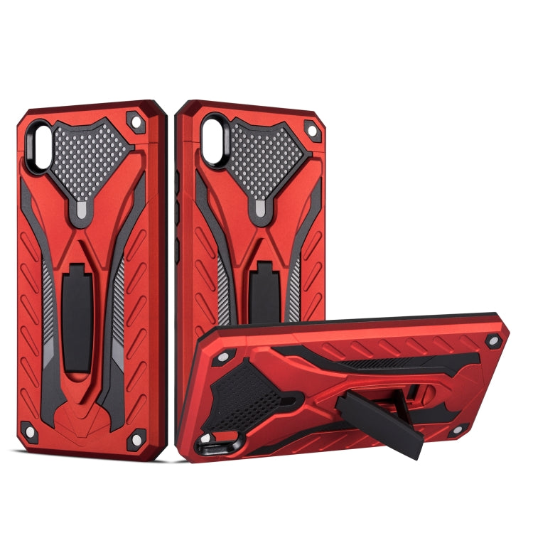 Shockproof TPU + PC Protective Case with Holder For Vivo Y91