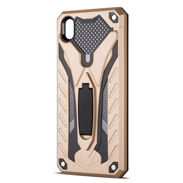 Shockproof TPU + PC Protective Case with Holder For Vivo Y91