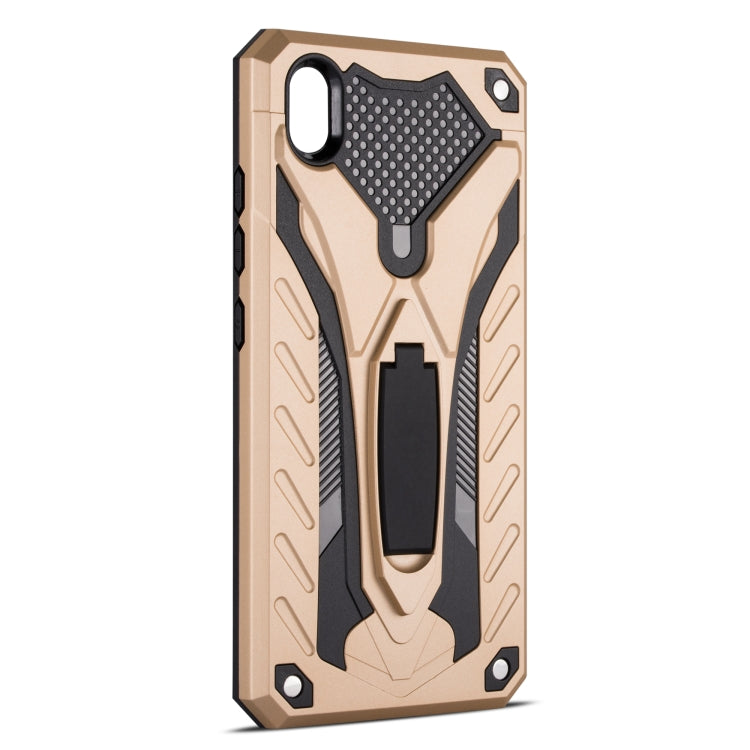 Shockproof TPU + PC Protective Case with Holder For Vivo Y91