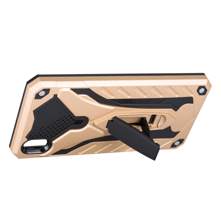 Shockproof TPU + PC Protective Case with Holder For Vivo Y91