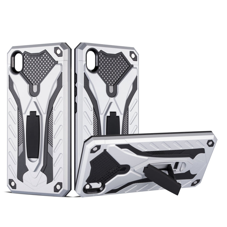 Shockproof TPU + PC Protective Case with Holder For Vivo Y91