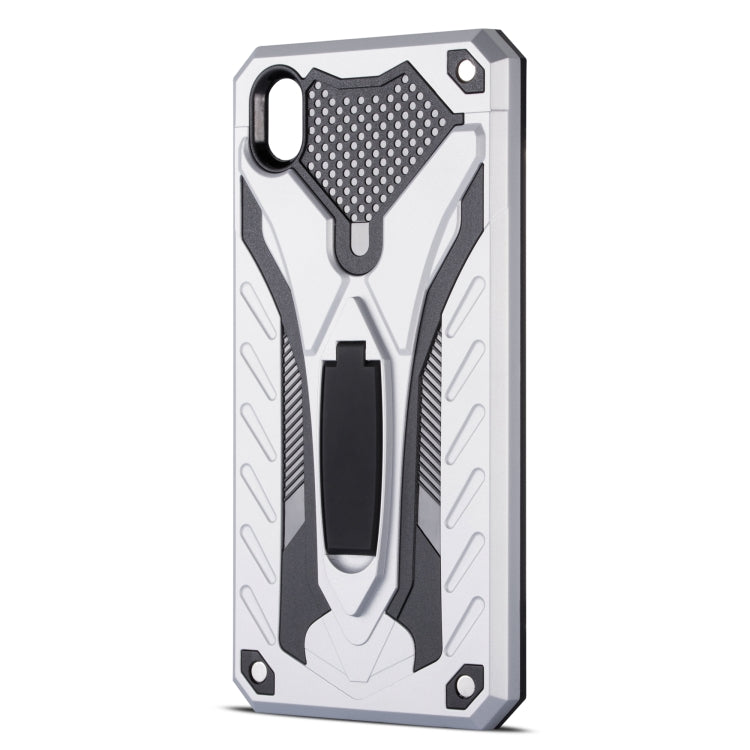 Shockproof TPU + PC Protective Case with Holder For Vivo Y91