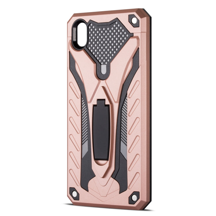 Shockproof TPU + PC Protective Case with Holder For Vivo Y91