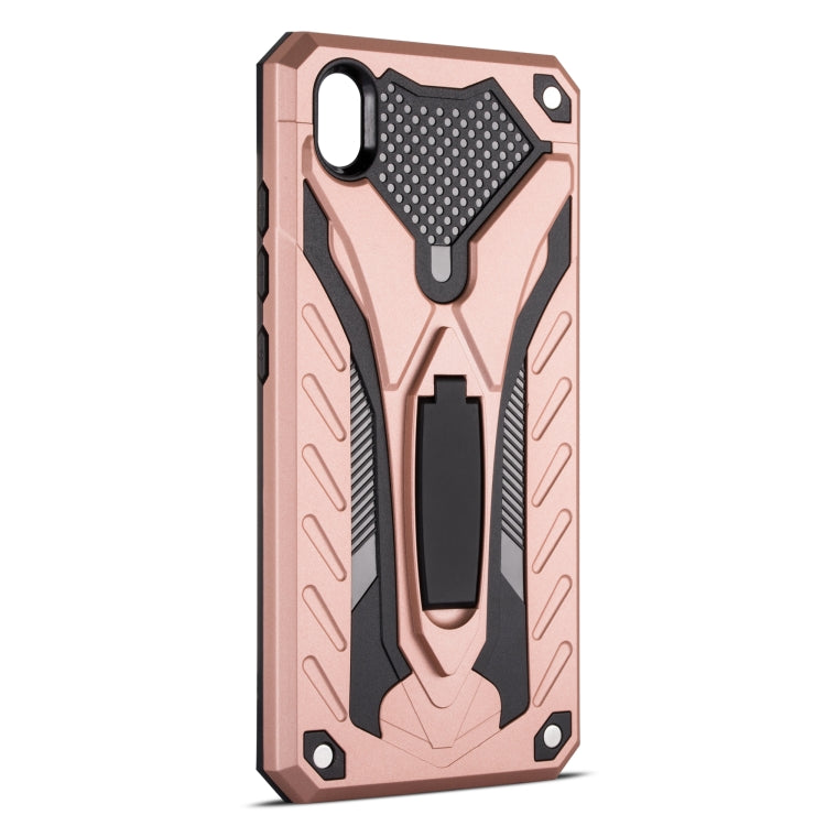 Shockproof TPU + PC Protective Case with Holder For Vivo Y91