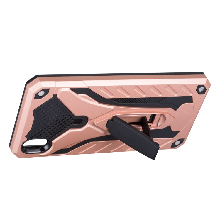 Shockproof TPU + PC Protective Case with Holder For Vivo Y91