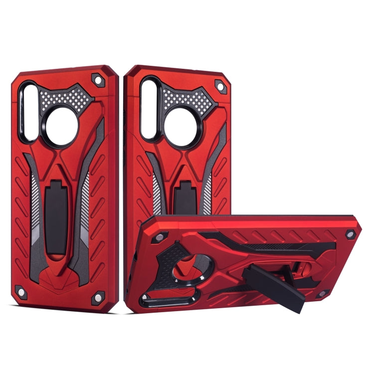 Shockproof TPU + PC Protective Case with Holder For Huawei Nova 4