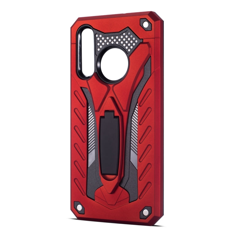 Shockproof TPU + PC Protective Case with Holder For Huawei Nova 4