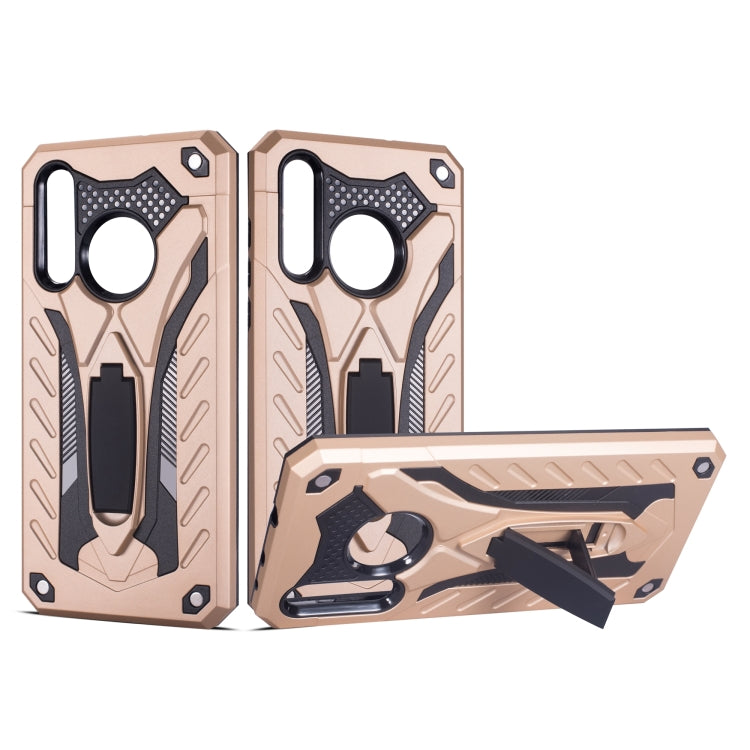 Shockproof TPU + PC Protective Case with Holder For Huawei Nova 4