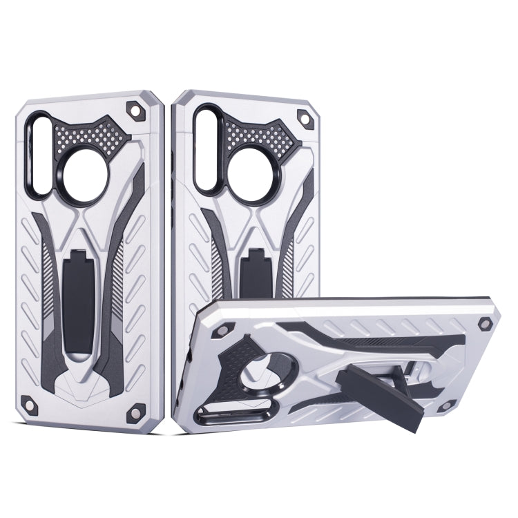 Shockproof TPU + PC Protective Case with Holder For Huawei Nova 4