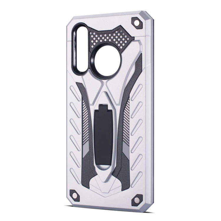 Shockproof TPU + PC Protective Case with Holder For Huawei Nova 4